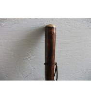 Flamed Straight with Compass Walking/Hiking Stick